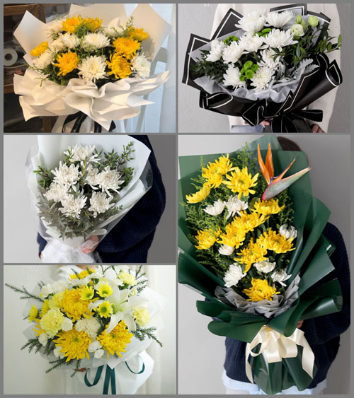 云南昆明禄劝县中屏镇白事花束代送